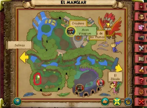 Localización Campanilla verde