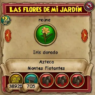 Iris Dorado Misión Azteca