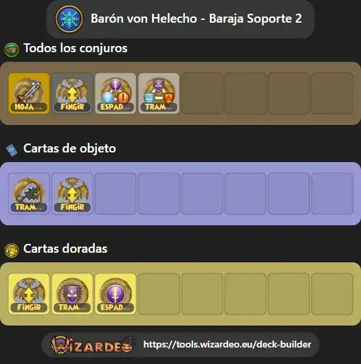 Barón von Helecho - Baraja Soporte 2