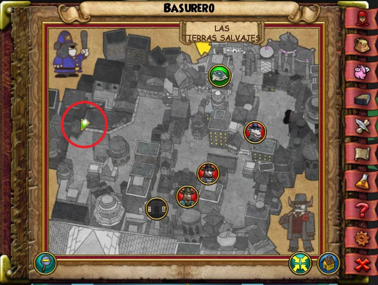 Ubicación de Flor Heroica de Basurero de Lemuria de Wizard101 para Wizardeo