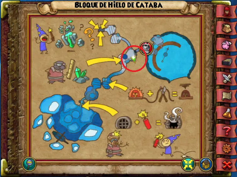 Foto de Rosa Polar de Bloque de Hielo de Cataba de Polaris de Wizard101 para Wizardeo