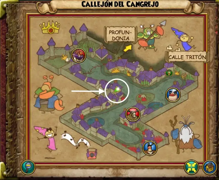 Ubicación de la Central de Aguas en el mapa