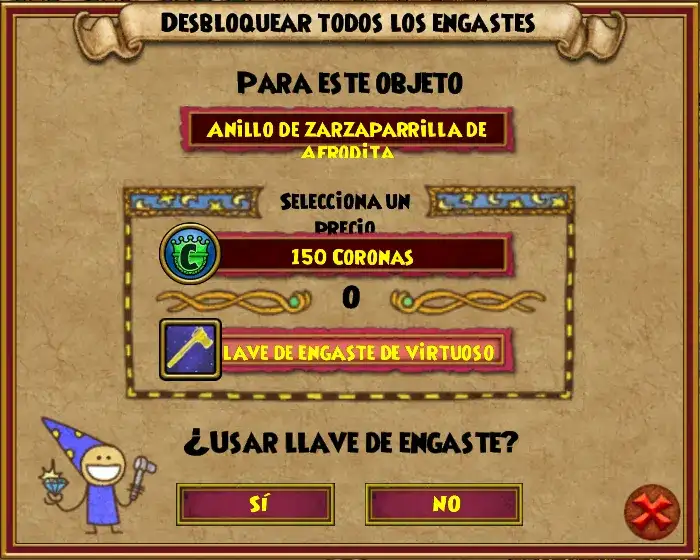 Ejemplo desbloqueo engastes de joya