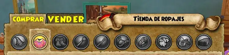 Interfaz de compra/venta vendedor NPC