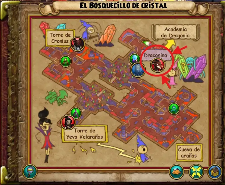 Ubicación de Draconino