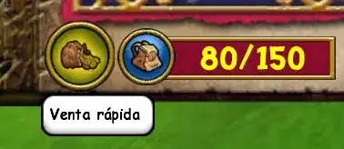 Icono de venta rápida