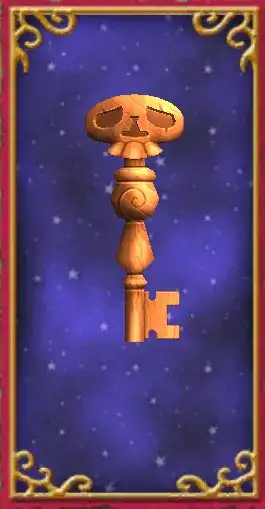 Llave de esqueleto de madera