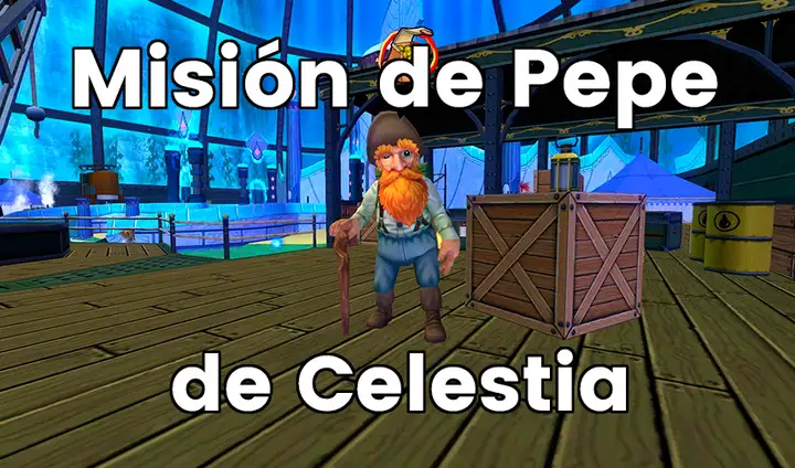 Misión de Celestia de Pepe Cazatesoros