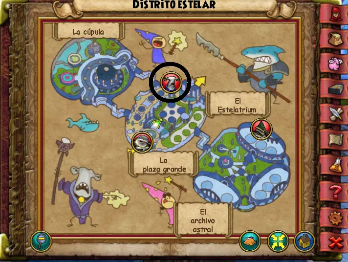 Curuin Dientechizus mapa
