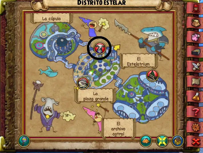 Curuin Dientechizus mapa