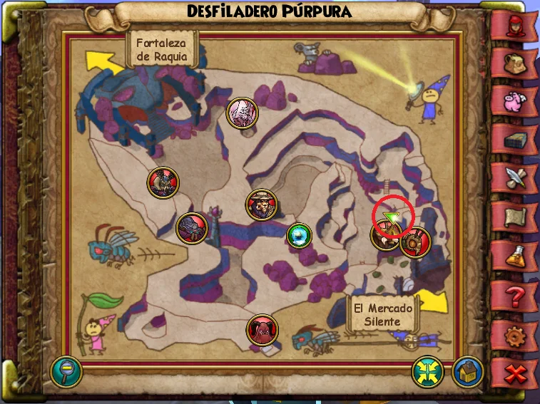 Crisantemo de Desfiladero Púrpura de Crisalis de Wizard101 para Wizardeo