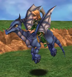 Dragón azul