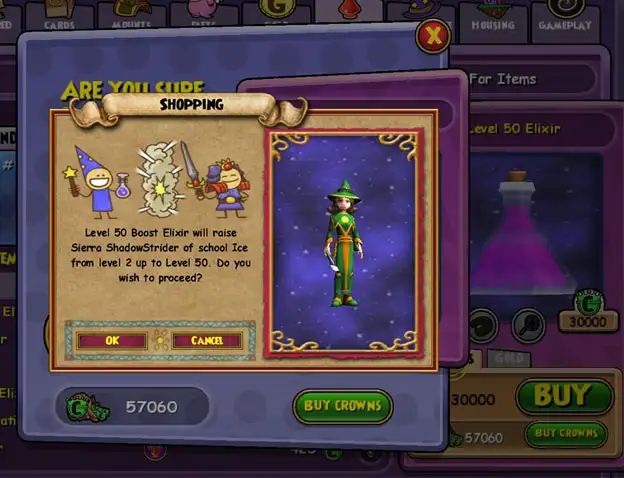 Elixir de Nivel 50