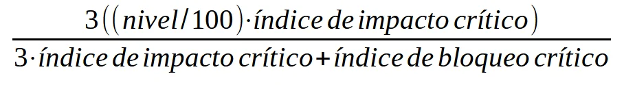 Formula Bonificación Crítico