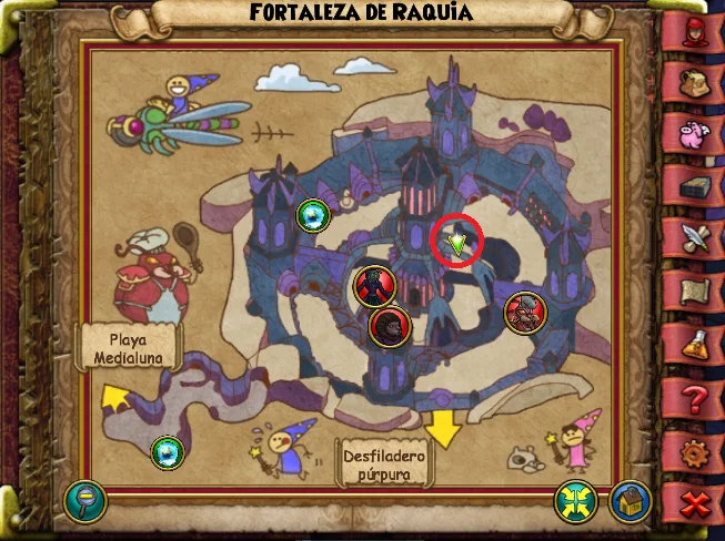 Grillo de Fortaleza de Raquia de Crisalis de Wizard101 para Wizardeo