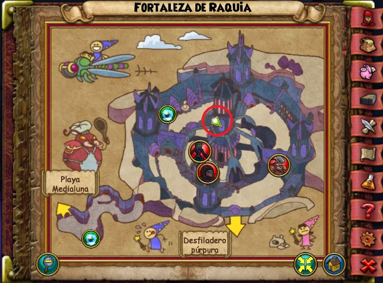 Crisantemo de Fortaleza de Raquia de Crisalis de Wizard101 para Wizardeo