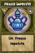 Frasco impoluto