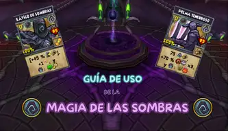 Portada para la guía de la magia de las sombras