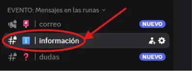 Evento: Instrucciones de inscripción II