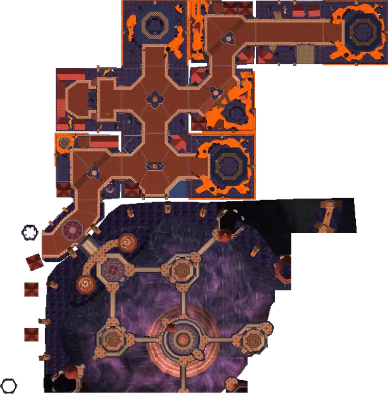 Mapa del asalto Vacío Voraz