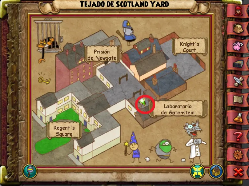 Mapa scottland yard