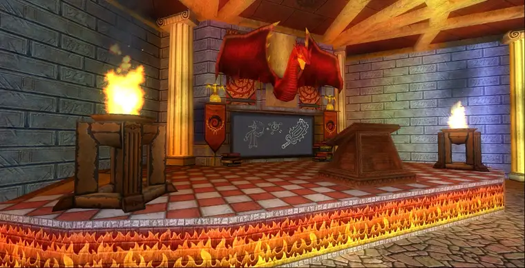 Escuela del fuego - Academia de Dragonia