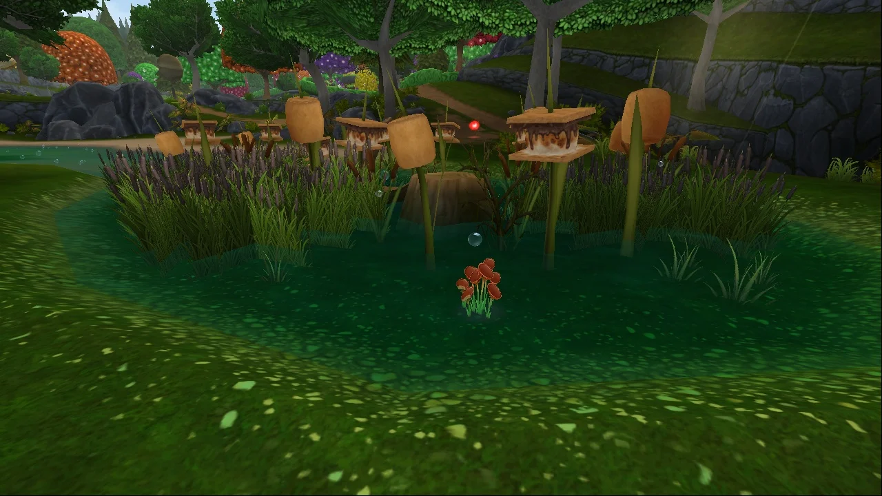 Ubicación de Flor de Cacahuete de Bosque Gominola de Caramelia de Wizard101 para Wizardeo