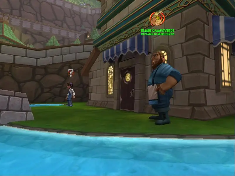 Elmer CampoVerde en el Barrio Viejo de Wizard101
