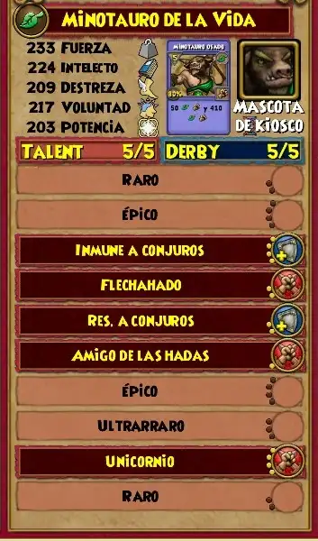 Guía Avanzada de Mascotas - Ejemplo mascota curación