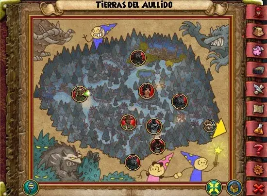Ubicación copa vampírica_Tierras del aullido_Negropáramo