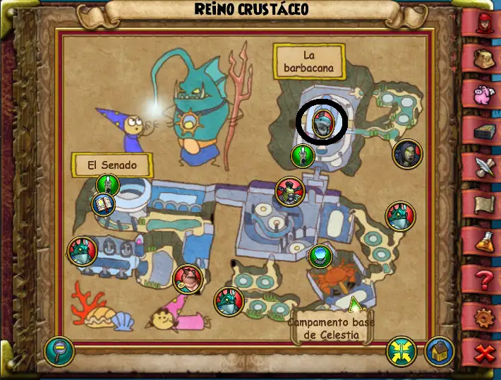 Pretor Mako mapa