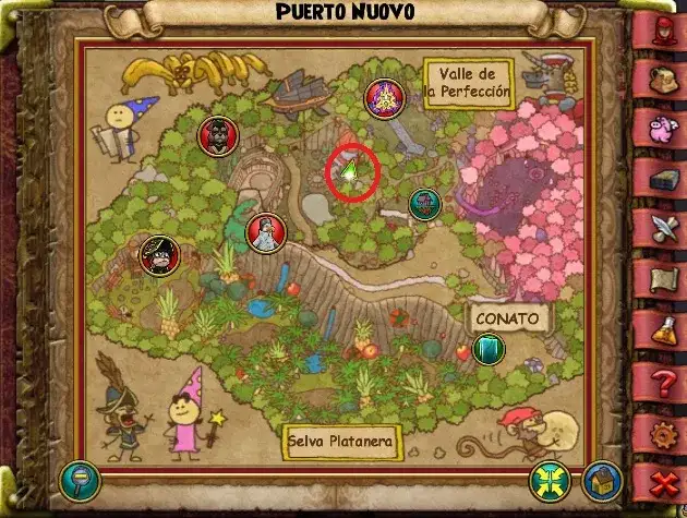 Mapa de localización de cabeza parlante de Puerto Nuovo (Novus). Pepe Cazatesoros.