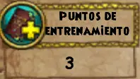 Puntos de Entrenamiento desde el Menú del Personaje
