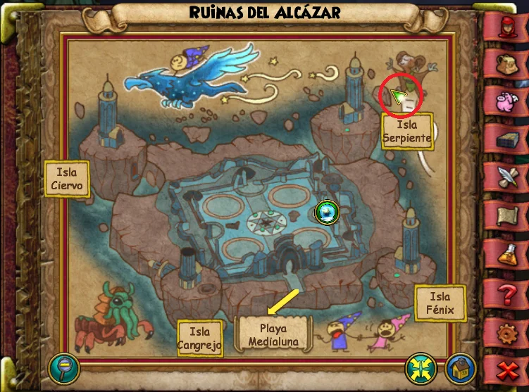 Mariposa de Hierro de Ruinas del Alcázar de Crisalis de Wizard101 para Wizardeo