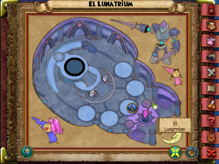 Selenor mapa