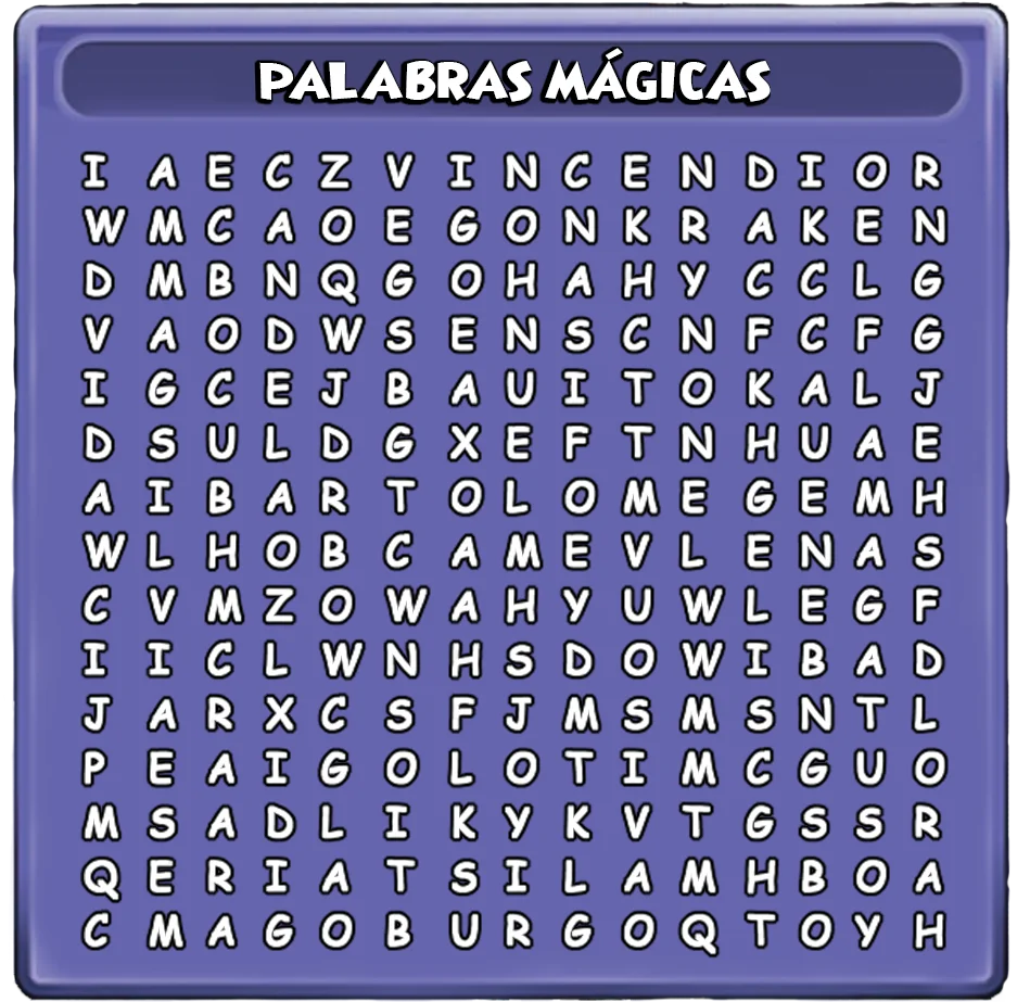 Sopa de Letras Wizardeo