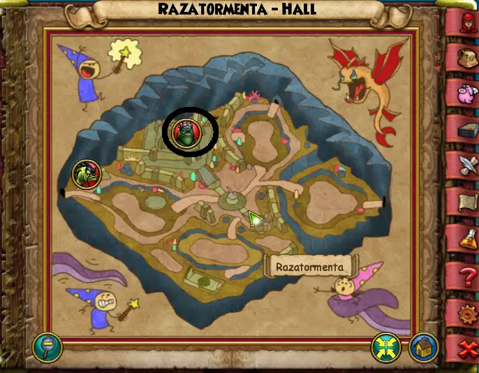 Tempus Tormentus mapa