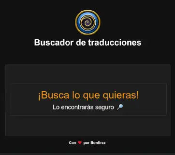 Buscador de Traducciones de Wizard101