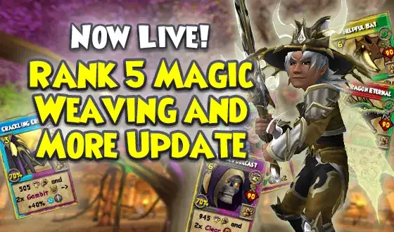 Actualización: ¡Tejidos de Magia de rango 5 y más!