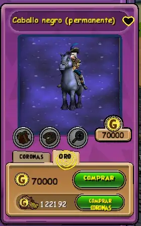 montura Caballo negro
