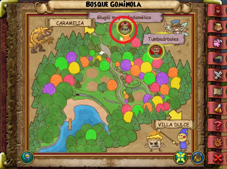 bosque gominola-cueva gluglu
