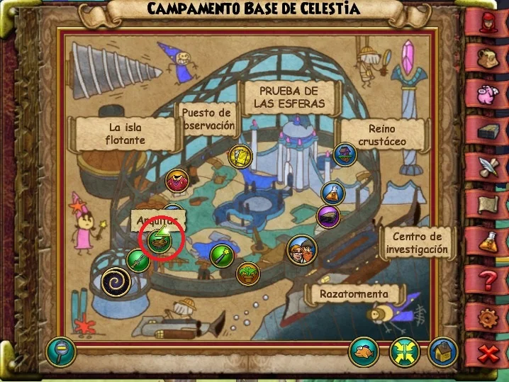 campamento base de celestia