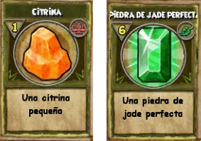 Citrina y Piedra de Jade Perfecto