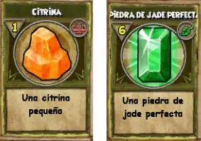 Citrina y Piedra de Jade Perfecto