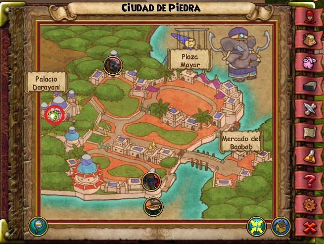 Mono de Ciudad de piedra de Wizard101 para Wizardeo