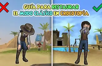 Guia para restaurar el modo clasico en crocotopia