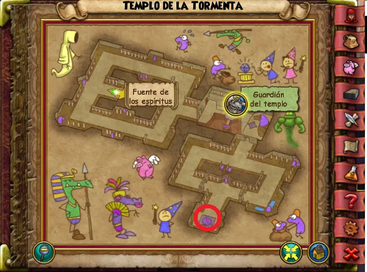 crocopatra mapa