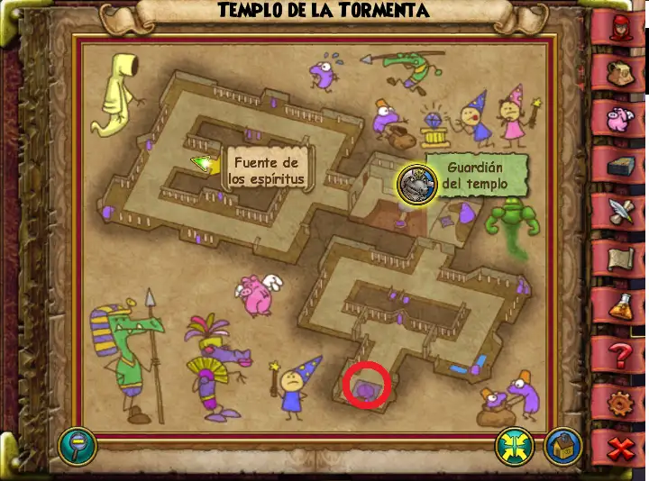 crocopatra mapa