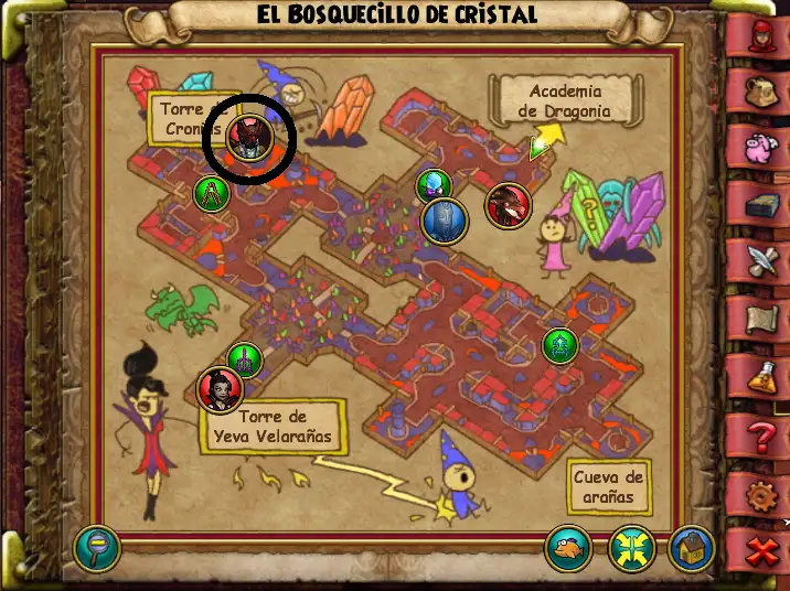 cronius mapa