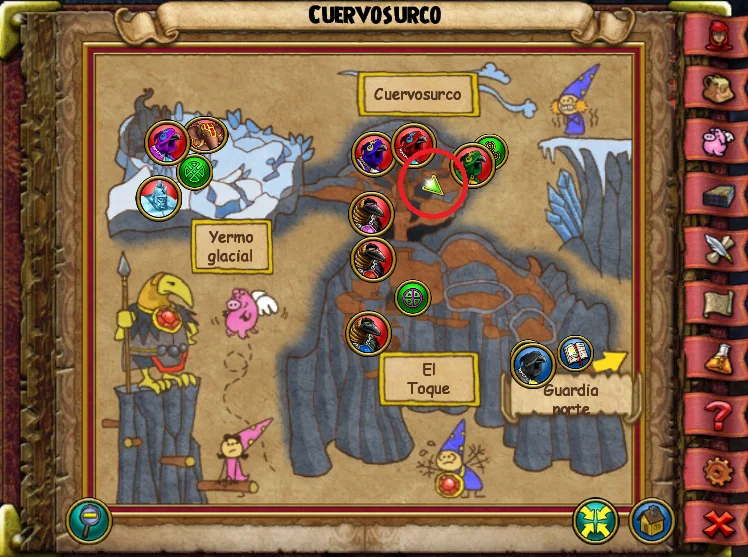 Foto del primer Pájaro de Patio de Cuervosurco de Grizzlotopia de Wizard101 para Wizardeo